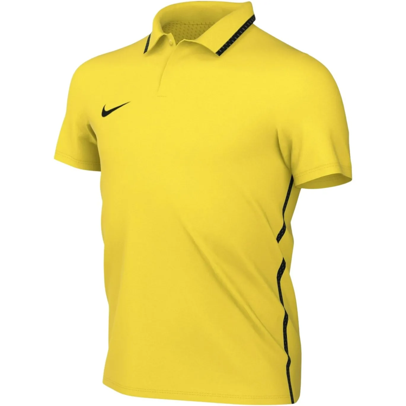 Nike Dri-FIT Park 26 Polo 1/4 Knoop Kids Geel Zwart