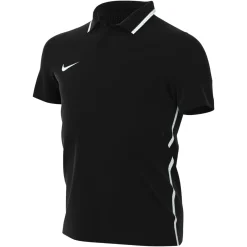 Nike Dri-FIT Park 26 Polo 1/4 Knoop Kids Zwart Wit