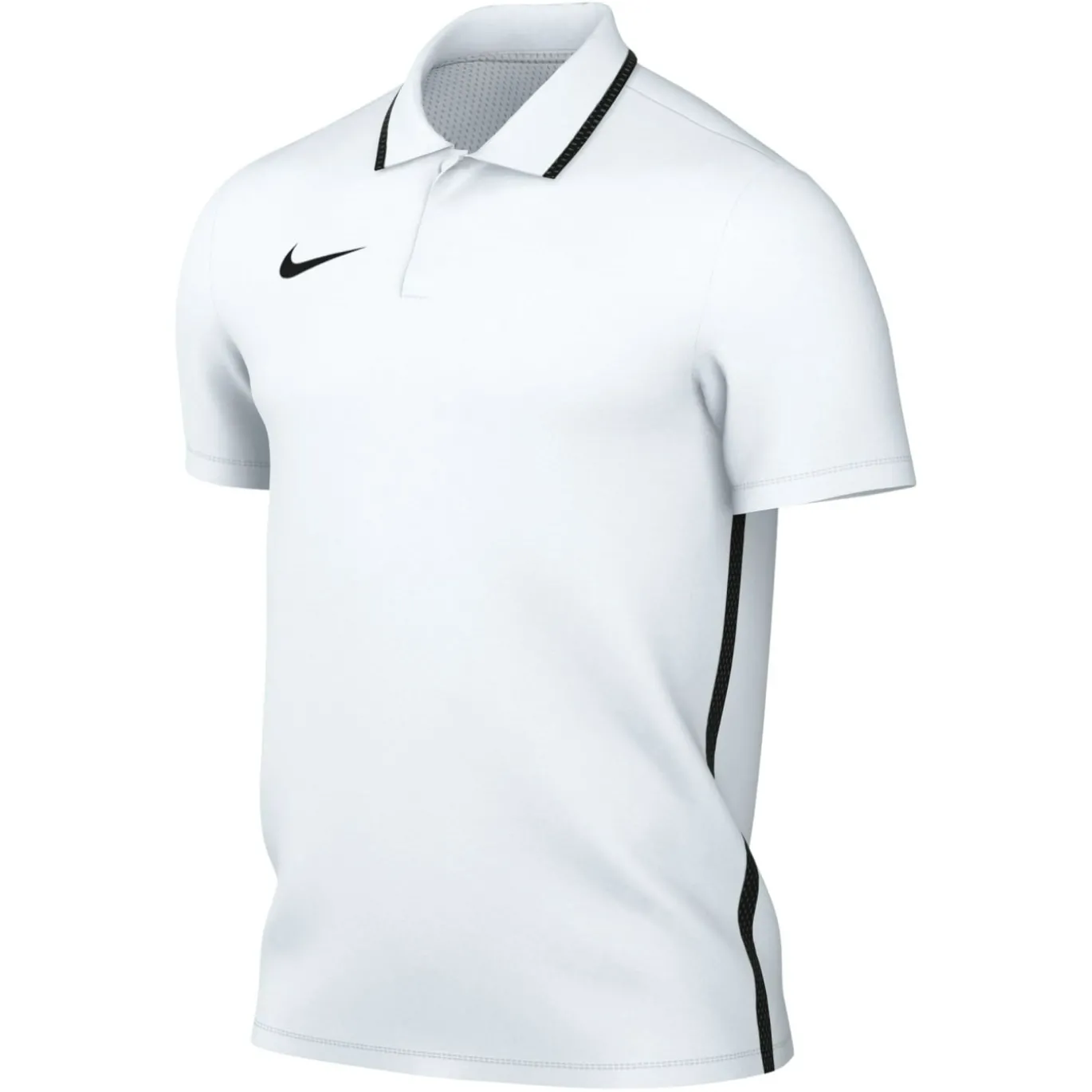 Nike Dri-FIT Park 26 Polo 1/4 Knoop Wit Zwart