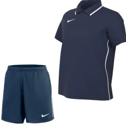 Nike Dri-FIT Park 26 Polo Trainingsset Dames Donkerblauw Wit