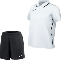 Nike Dri-FIT Park 26 Polo Trainingsset Dames Wit Zwart