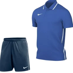 Nike Dri-FIT Park 26 Polo Trainingsset Blauw Donkerblauw