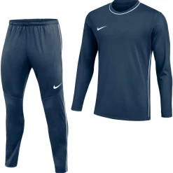 Nike Dri-FIT Park 26 Trainingspak Kids Donkerblauw Wit