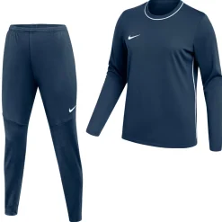 Nike Dri-FIT Park 26 Trainingspak Dames Donkerblauw Wit