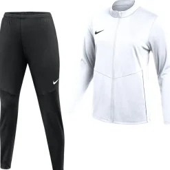 Nike Dri-FIT Park 26 Trainingspak Full-Zip Dames Wit Zwart