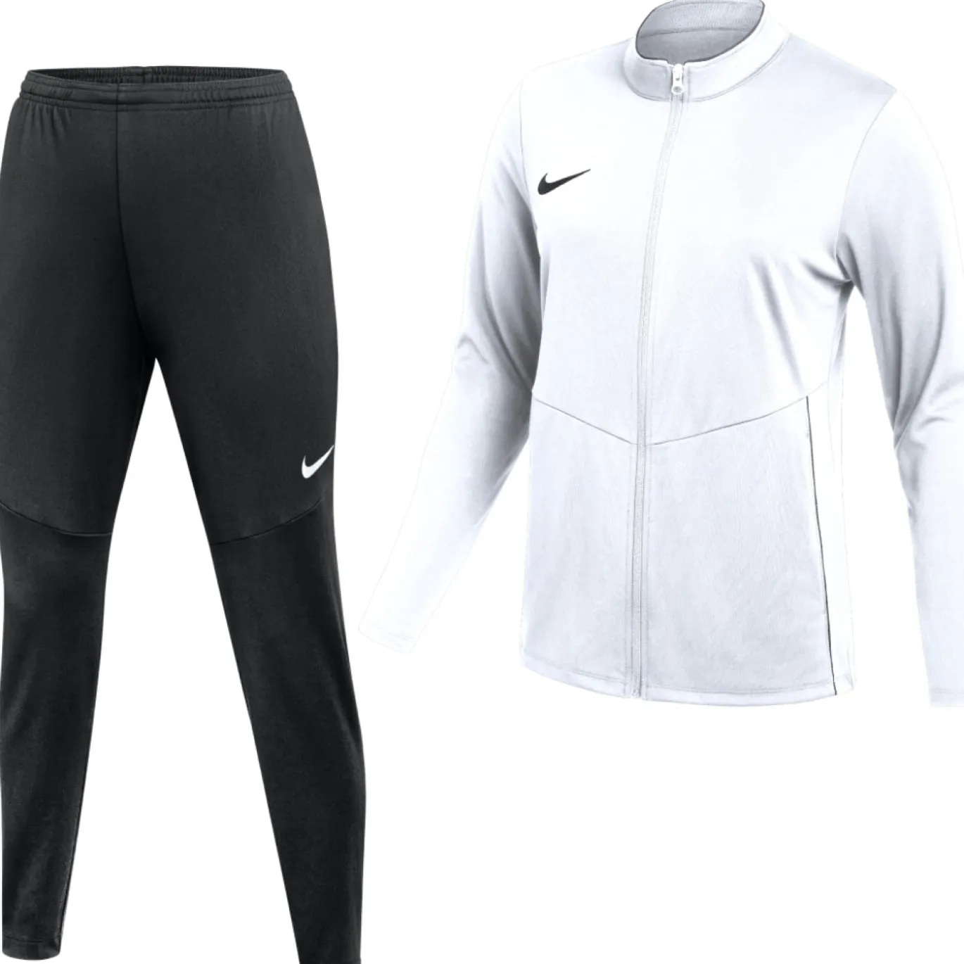 Nike Dri-FIT Park 26 Trainingspak Full-Zip Dames Wit Zwart