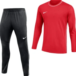 Nike Dri-FIT Park 26 Trainingspak Rood Zwart