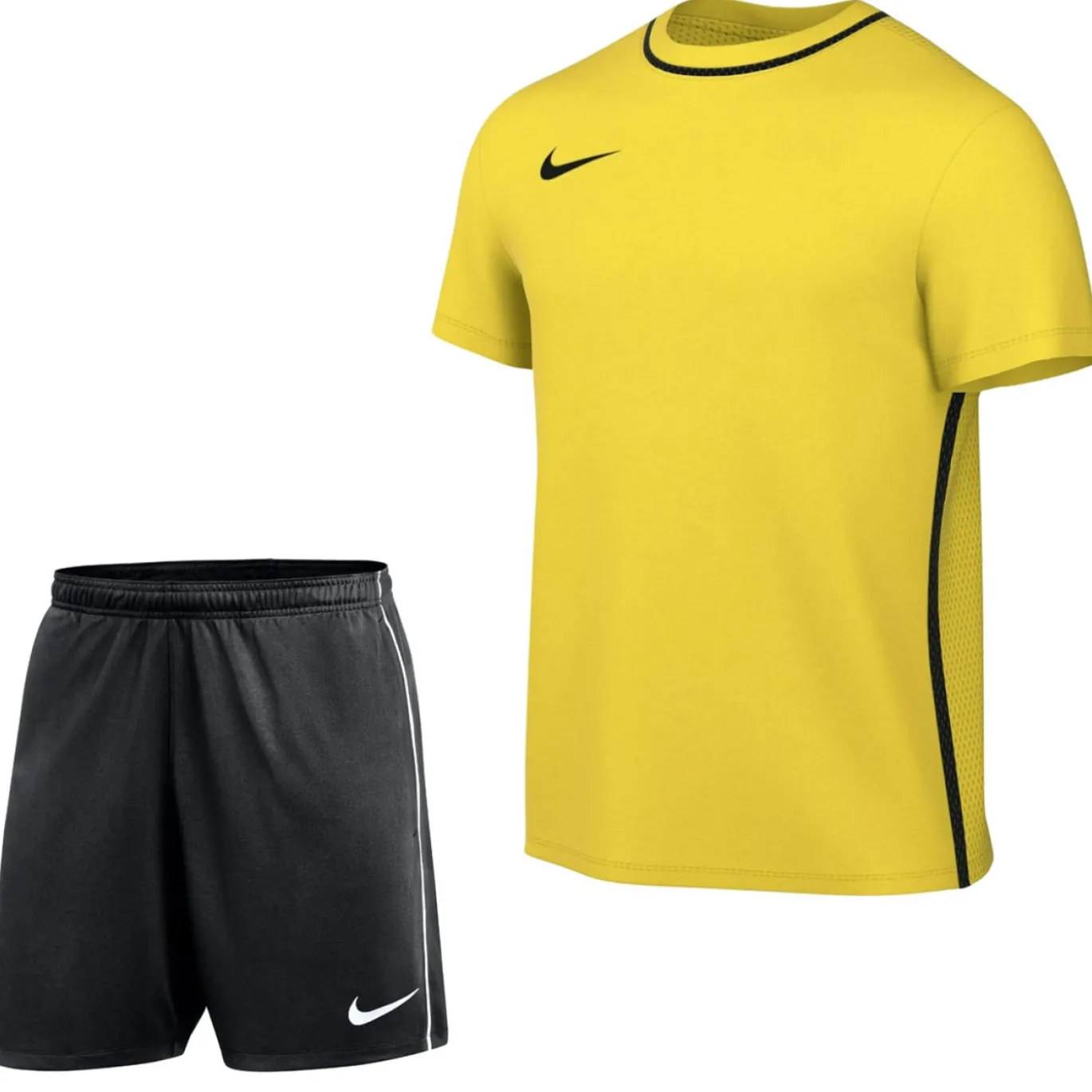 Nike Dri-FIT Park 26 Trainingsset Kids Geel Zwart