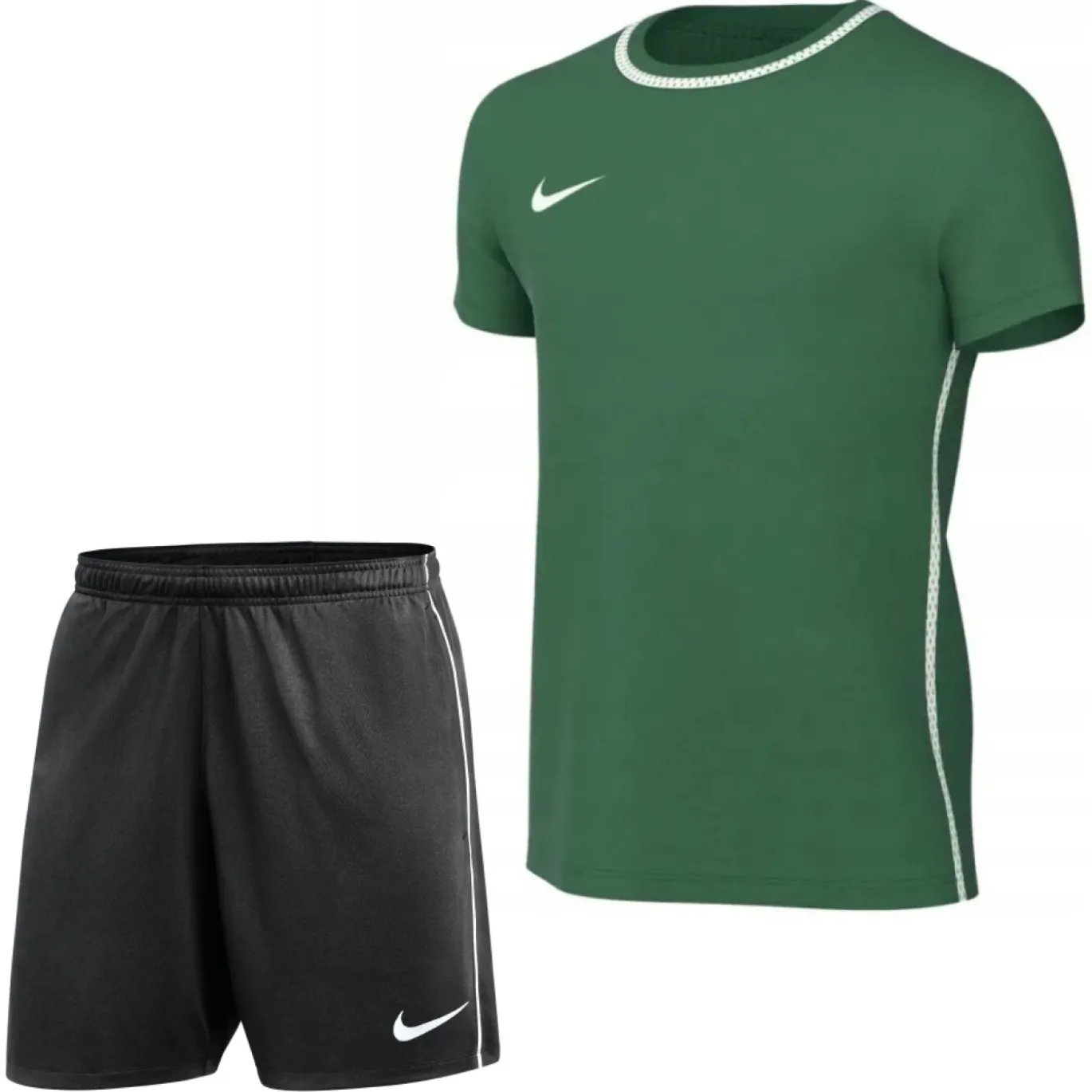 Nike Dri-FIT Park 26 Trainingsset Kids Donkergroen Zwart