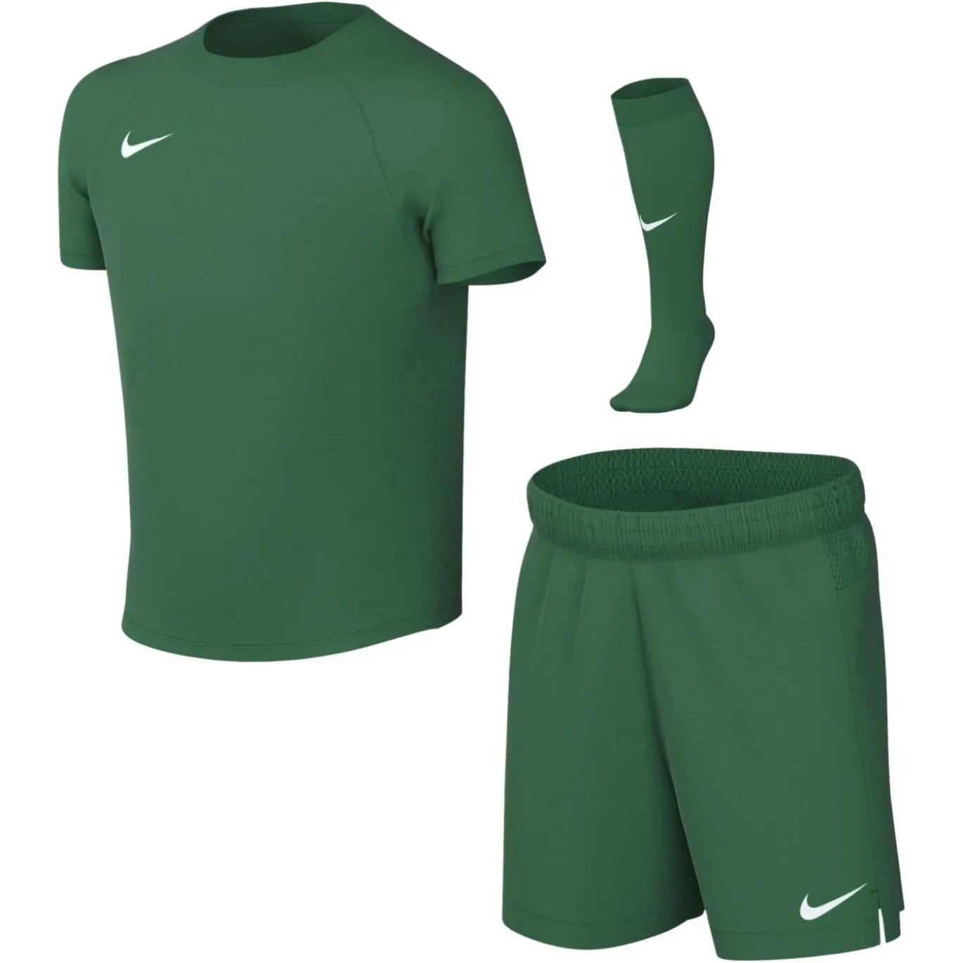 Nike Dri-FIT Park VIII Tenue Kleuters Donkergroen Wit