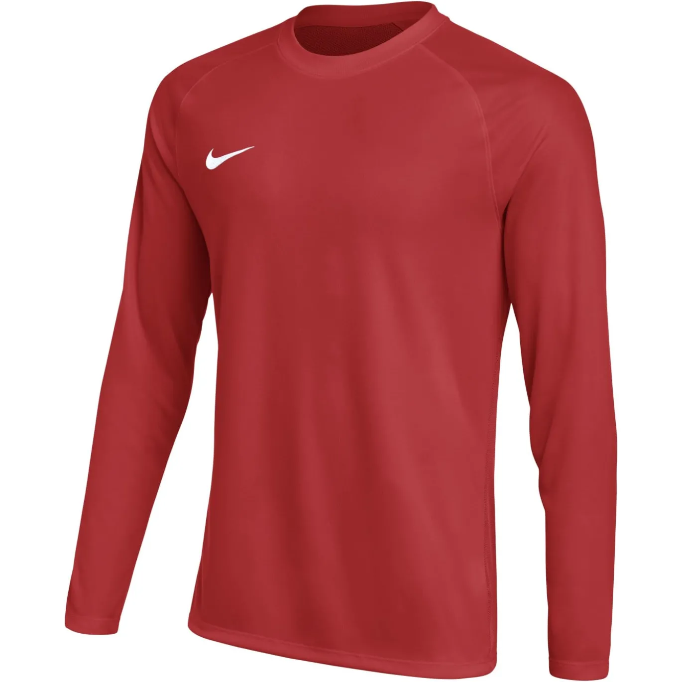 Nike Dri-FIT Park VIII Voetbalshirt Lange Mouwen Kids Rood Wit