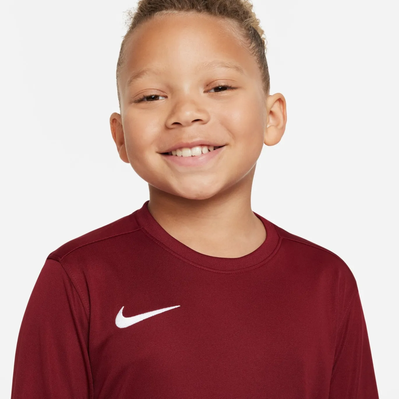 Nike Dri-FIT Park VII Voetbalshirt Lange Mouwen Kids Bordeauxrood