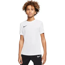 Nike Dri-FIT Park VII Voetbalshirt Kids Wit Zwart