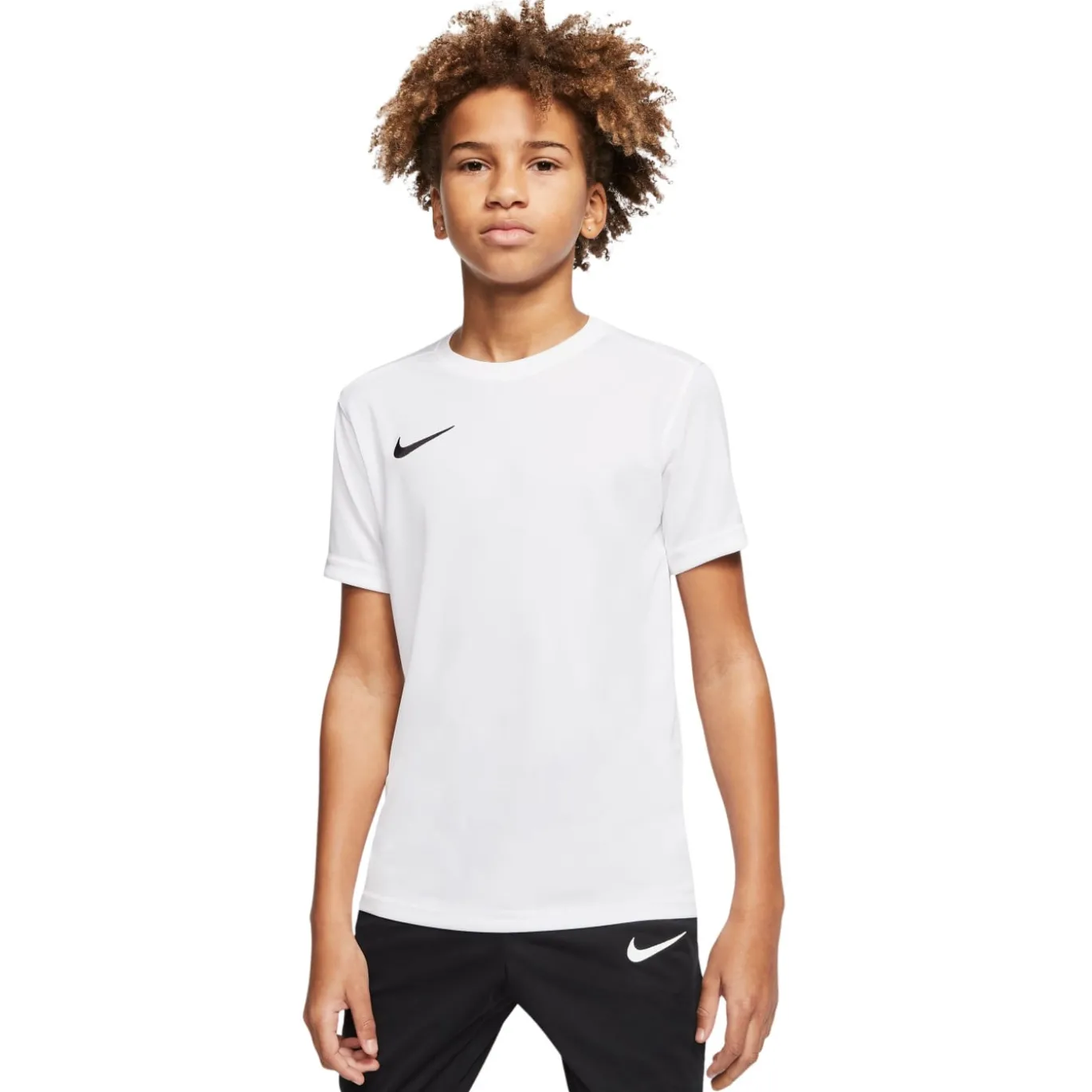 Nike Dri-FIT Park VII Voetbalshirt Kids Wit Zwart