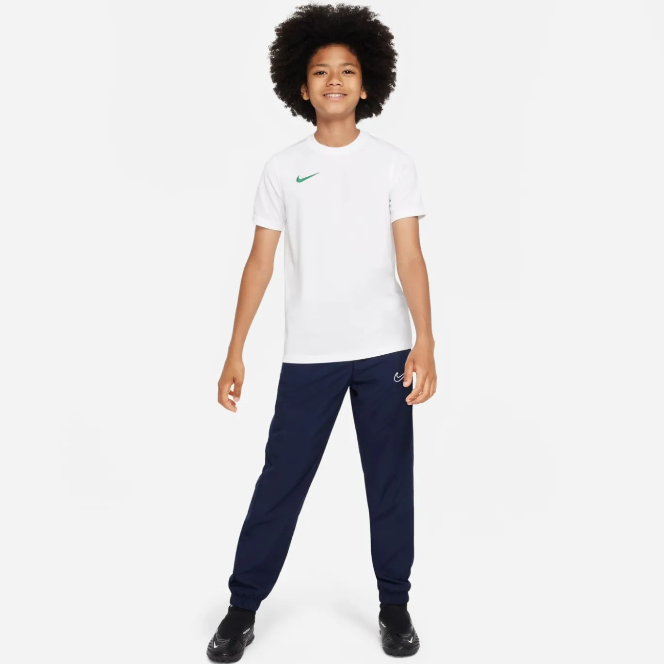 Nike Dri-FIT Park VII Voetbalshirt Kids Wit Groen