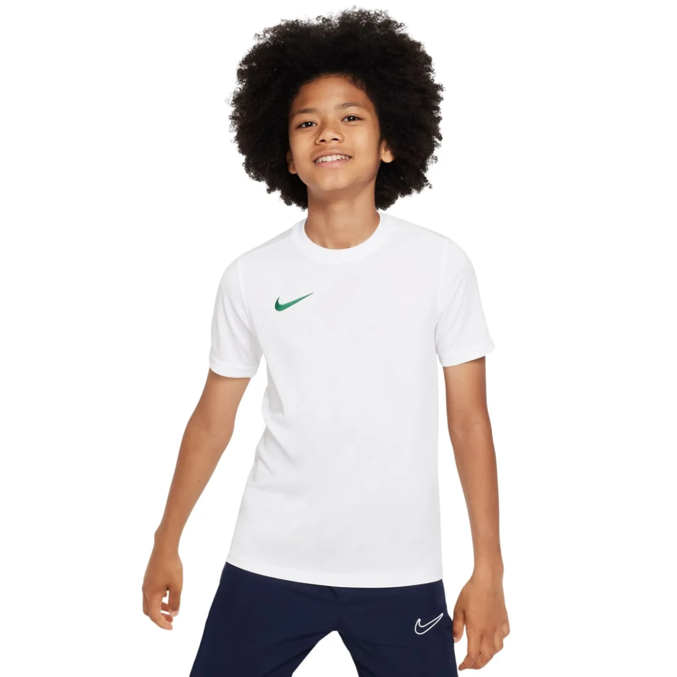 Nike Dri-FIT Park VII Voetbalshirt Kids Wit Groen