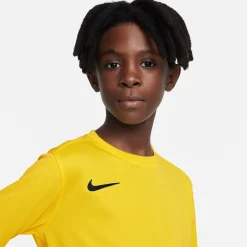 Nike Dri-FIT Park VII Voetbalshirt Lange Mouwen Kids Geel
