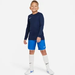Nike Dri-FIT Park VII Voetbalshirt Lange Mouwen Kids Donkerblauw