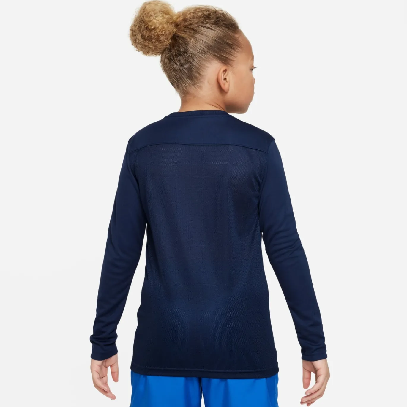 Nike Dri-FIT Park VII Voetbalshirt Lange Mouwen Kids Donkerblauw