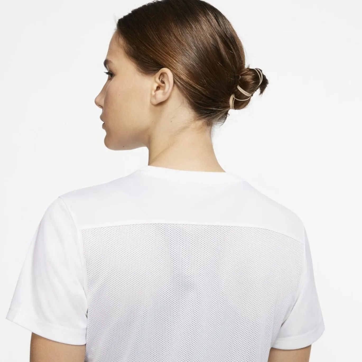 Nike Dri-FIT Park VII Voetbalshirt Dames Wit Zwart