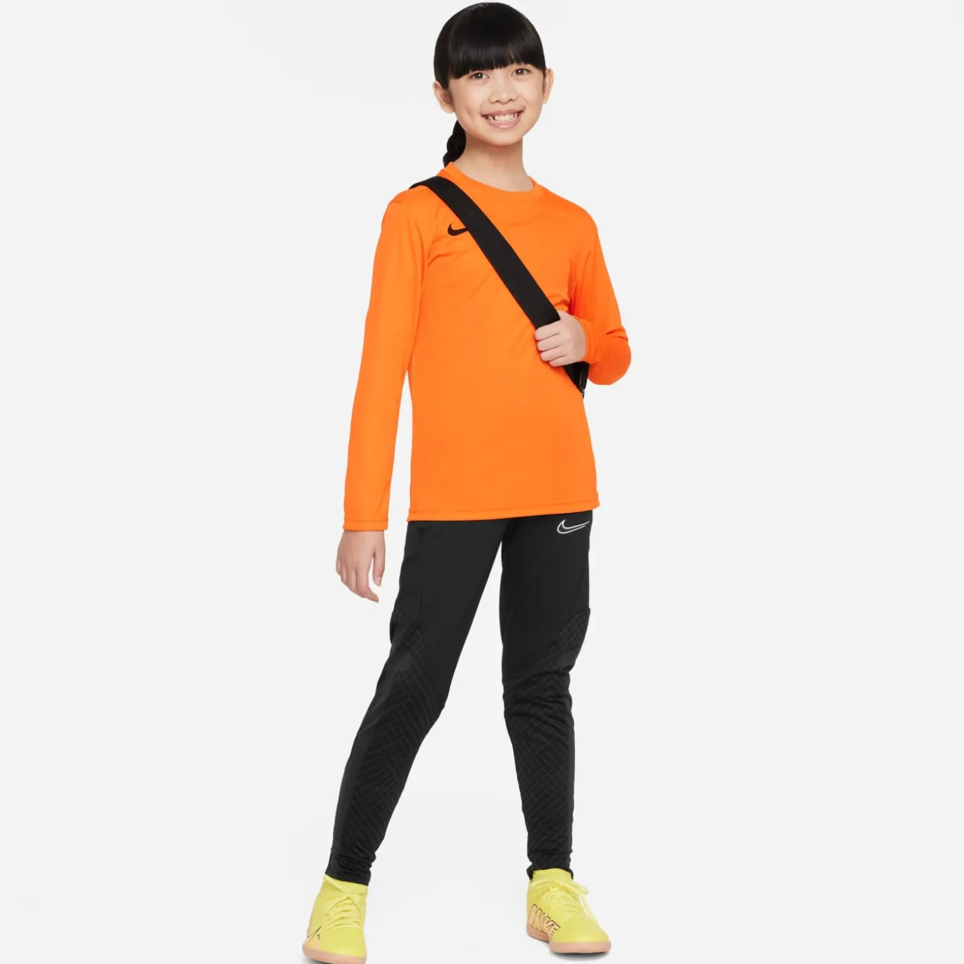 Nike Dri-FIT Park VII Voetbalshirt Lange Mouwen Kids Oranje