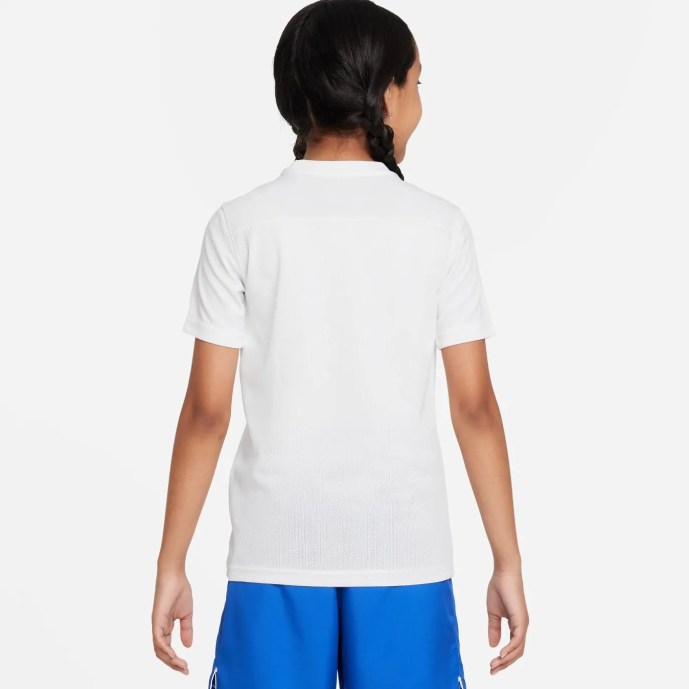 Nike Dri-FIT Park VII Voetbalshirt Kids Wit Blauw