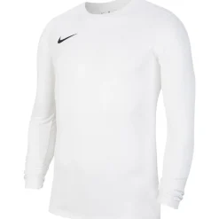 Nike Dri-FIT Park VII Voetbalshirt Lange Mouwen Kids Wit Zwart