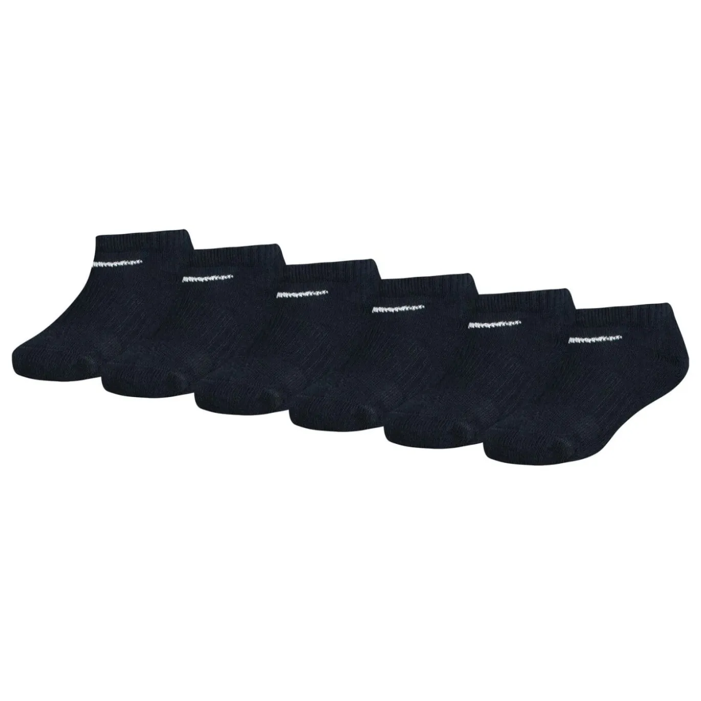 Nike Dri-FIT Performance Basics Enkelsokken 6-Pack Kleuters Zwart Wit