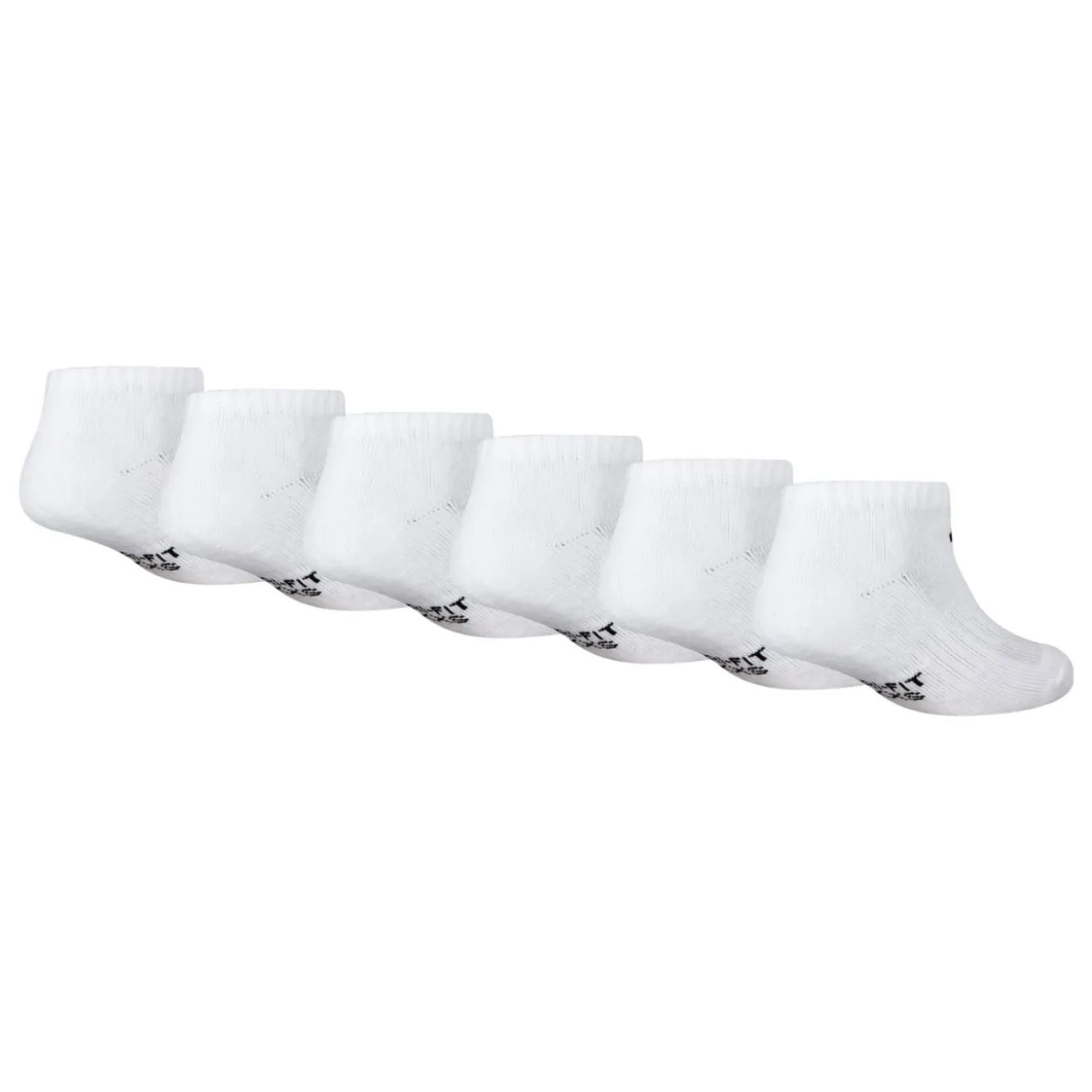Nike Dri-FIT Performance Basics Enkelsokken 6-Pack Kleuters Wit Zwart
