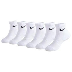 Nike Dri-FIT Performance Basics Enkelsokken 6-Pack Kleuters Wit Zwart