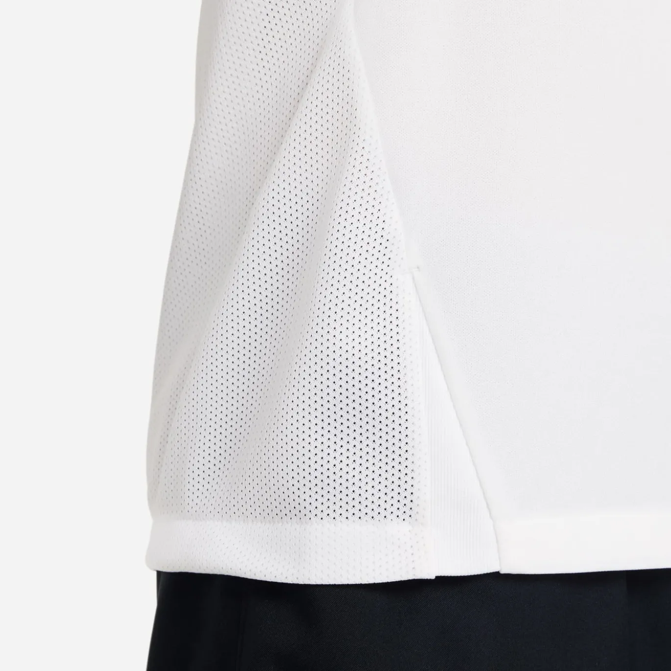 Nike Dri-FIT Strike III Trainingsshirt Kids Wit Zwart