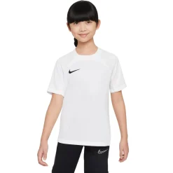 Nike Dri-FIT Strike III Trainingsshirt Kids Wit Zwart