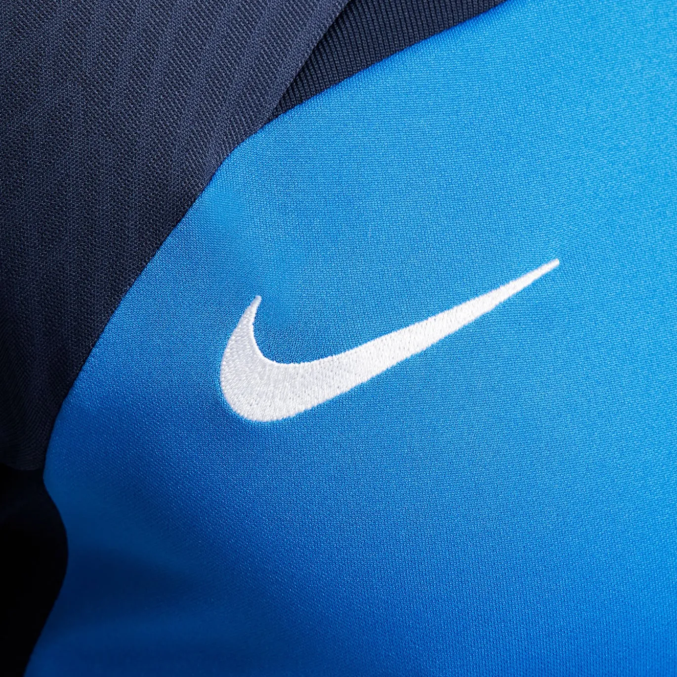 Nike Dri-FIT Strike III Voetbalshirt Blauw Donkerblauw Wit