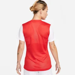 Nike Dri-FIT Tiempo Premier II Voetbalshirt Dames Rood Wit