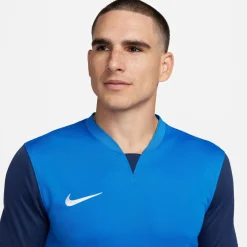 Nike Dri-FIT Trophy V Trainingsshirt Blauw Donkerblauw Wit