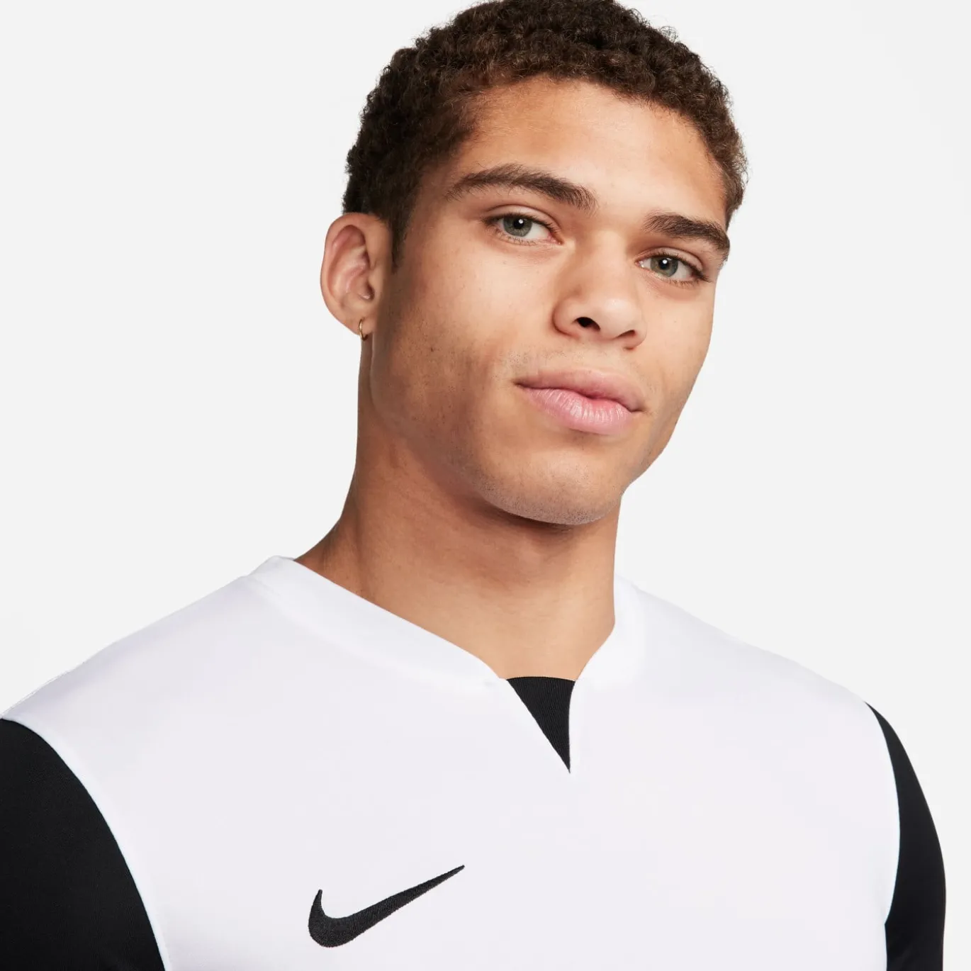 Nike Dri-FIT Trophy V Trainingsshirt Wit Zwart