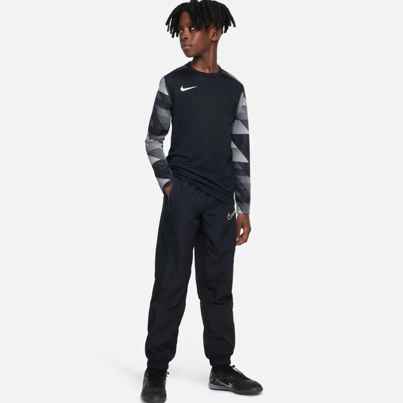 Nike Dry Park IV Keepersshirt Kids Lange Mouwen Zwart