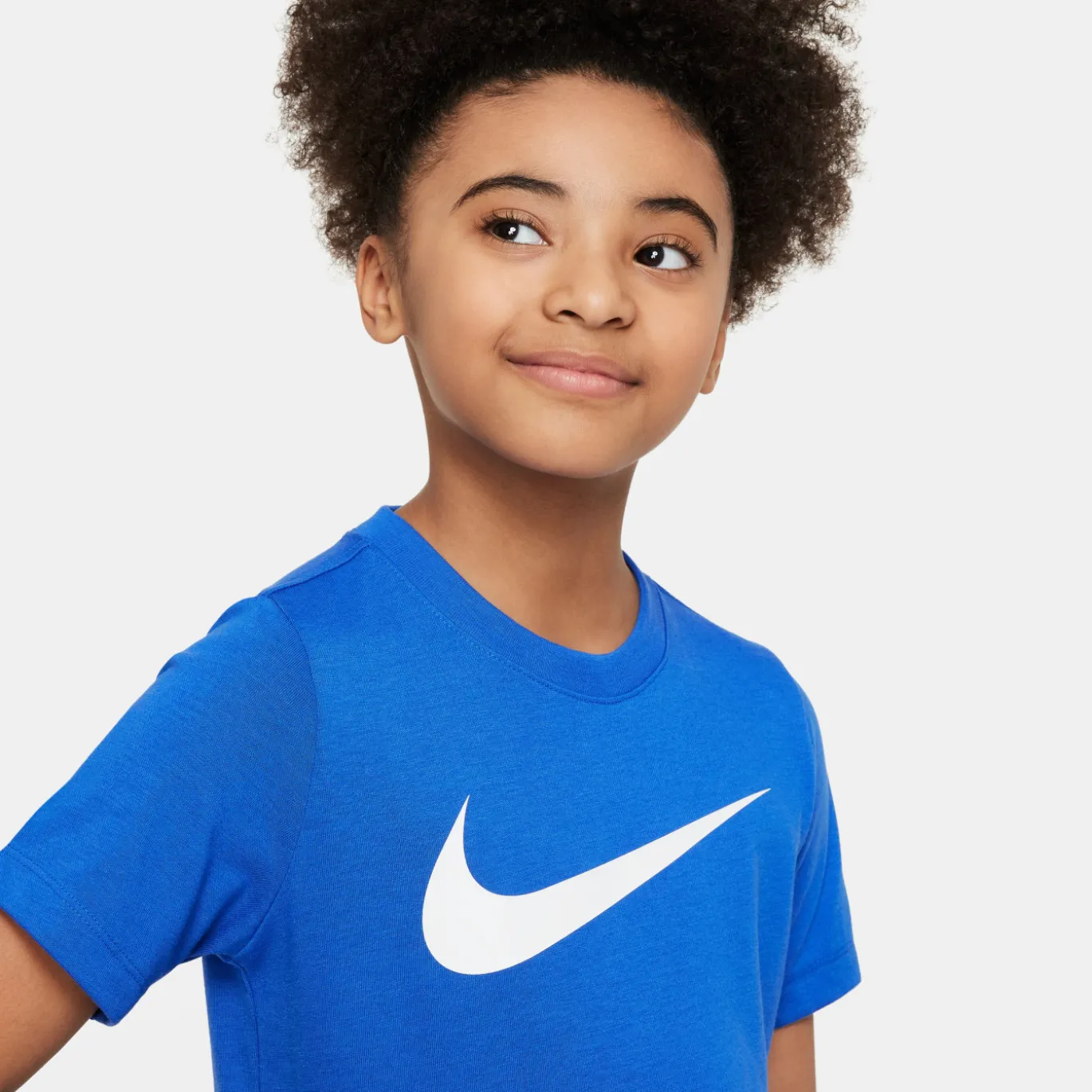 Nike Dry Park 20 T-Shirt Hybrid Kids Blauw Wit