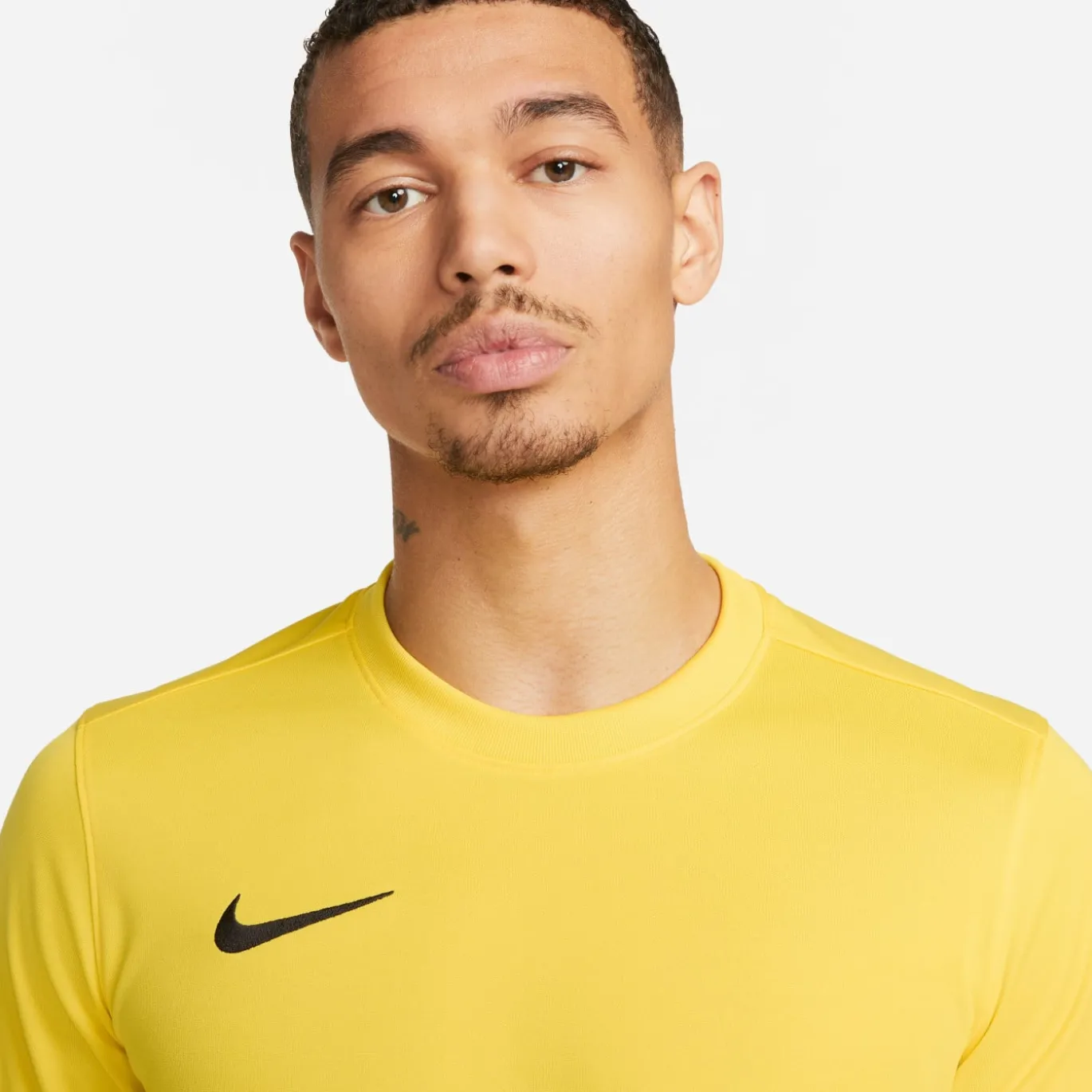 Nike DRY PARK VII Voetbalshirt Lange Mouwen Geel Zwart