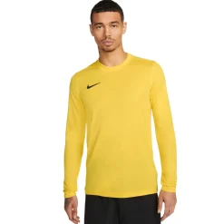 Nike DRY PARK VII Voetbalshirt Lange Mouwen Geel Zwart