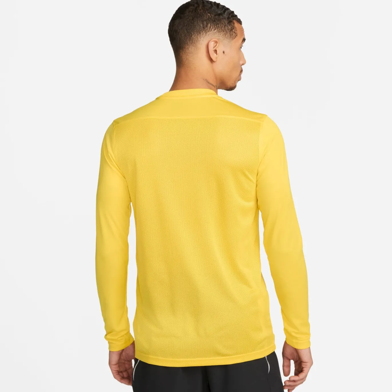 Nike DRY PARK VII Voetbalshirt Lange Mouwen Geel Zwart