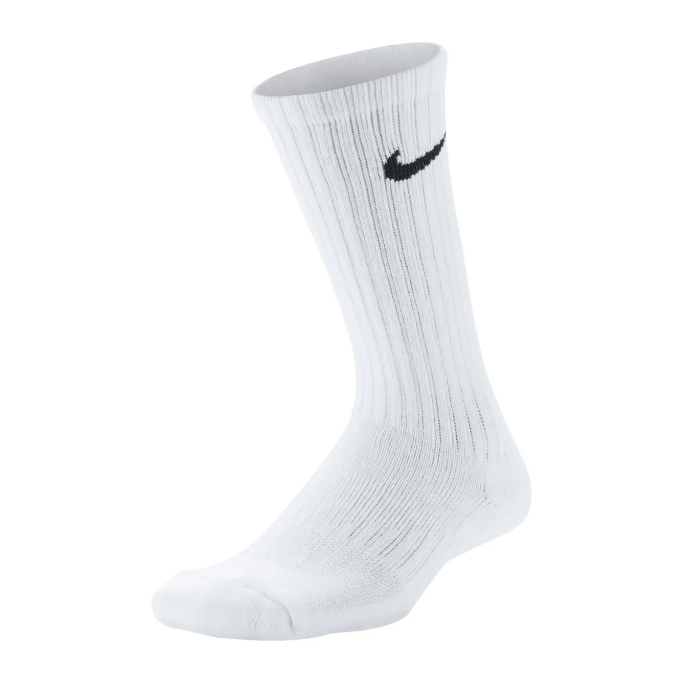 Nike Everyday Crew Sokken 3-Pack Kids Wit Zwart