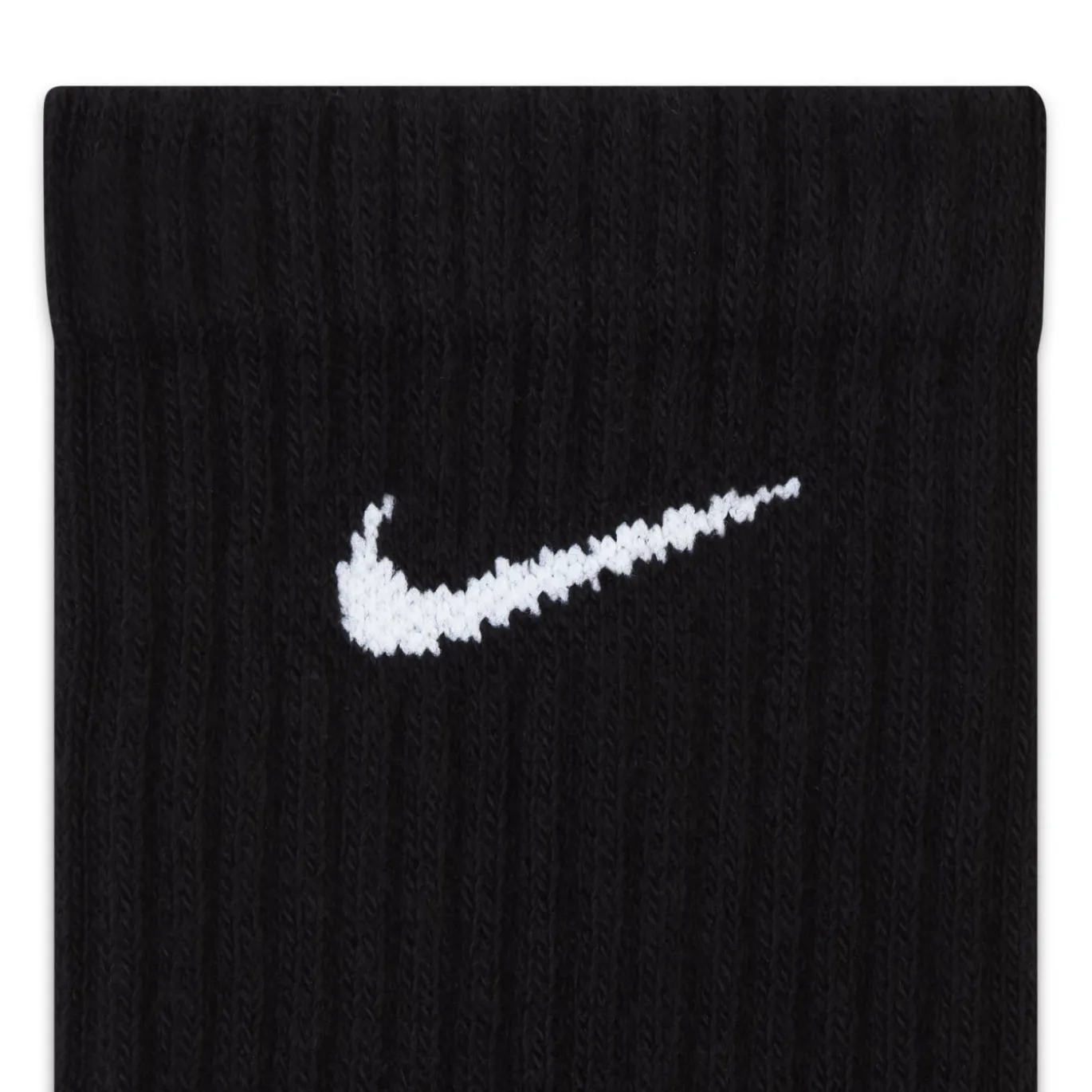 Nike Everyday Cushioned Crew Sportsokken 3-Pack Zwart Wit