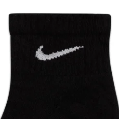 Nike Everyday Cushioned Enkelsokken 6-Pack Zwart Wit