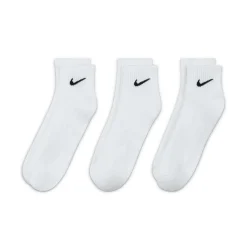 Nike Everyday Cushioned Enkelsokken 3-Pack Wit Zwart