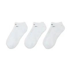 Nike Everyday Cushioned No-Show Sokken 3-Pack Wit Zwart