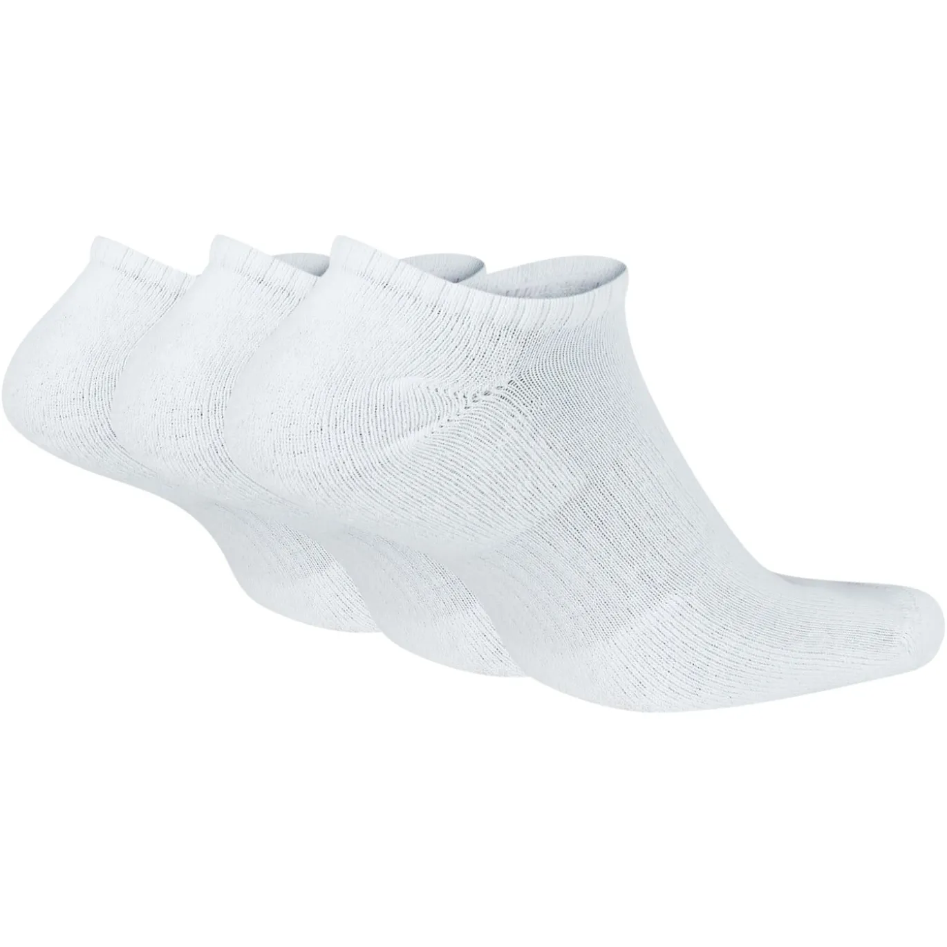 Nike Everyday Cushioned No-Show Sokken 3-Pack Wit Zwart