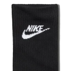 Nike Everyday Elevated Crew Sokken 3-Pack Zwart Wit