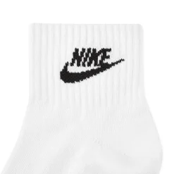 Nike Everyday Essential Enkelsokken 3-Pack Wit Multicolor