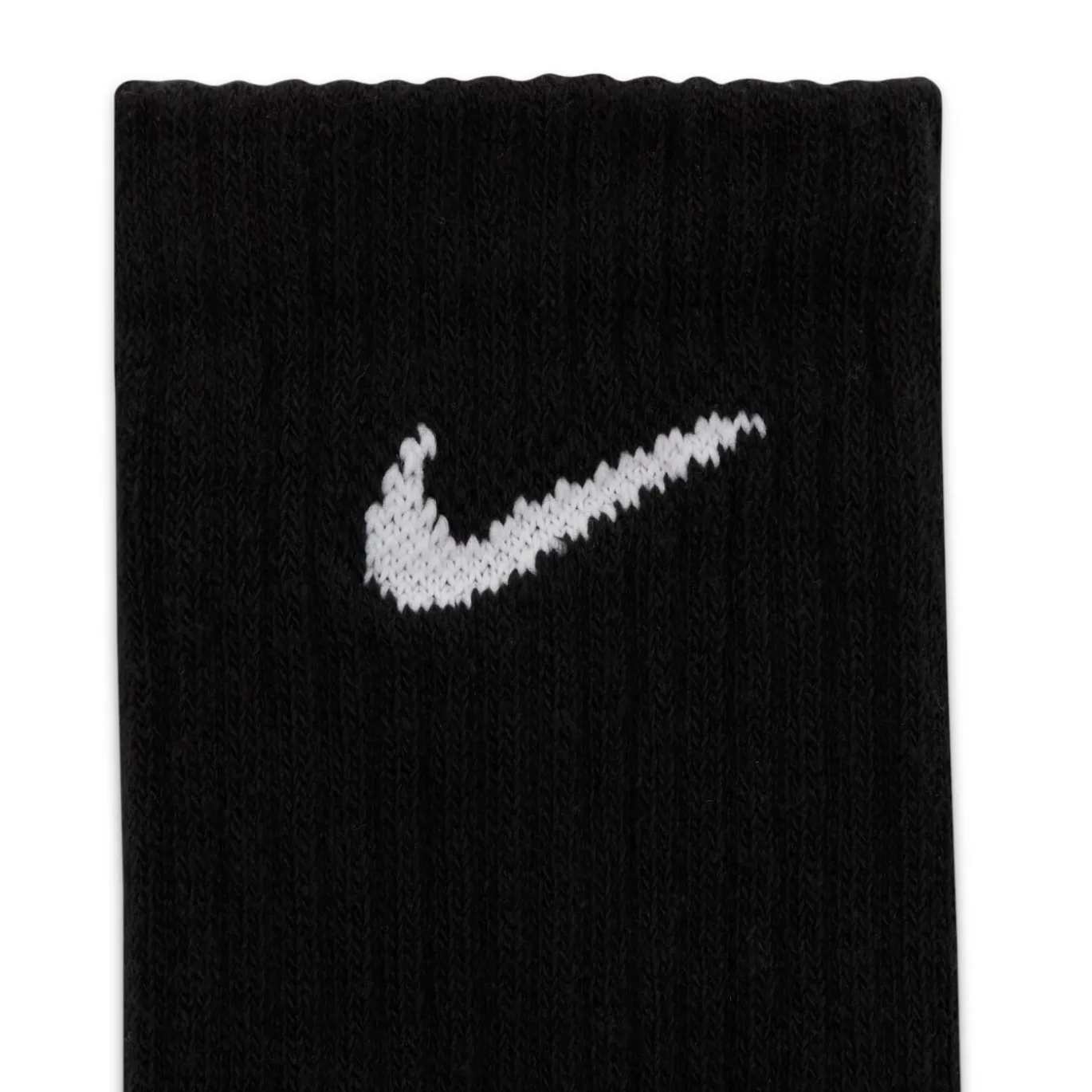 Nike Everyday Lightweight Crew Sportsokken 3-Pack Zwart Wit